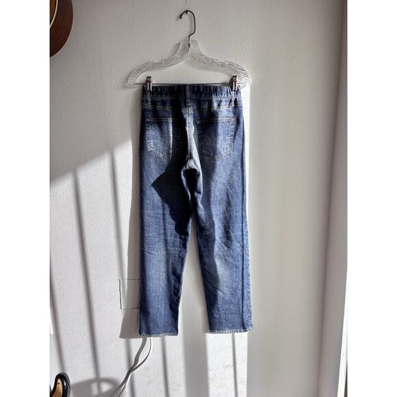 Rag & Bone Miramar Sweatpant Jeans Straight Leg Mel Medium Wash Denim Blue XS - Picture 5 of 8